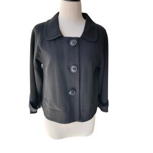 New York & Company Black Vintage Style Jacket Size S